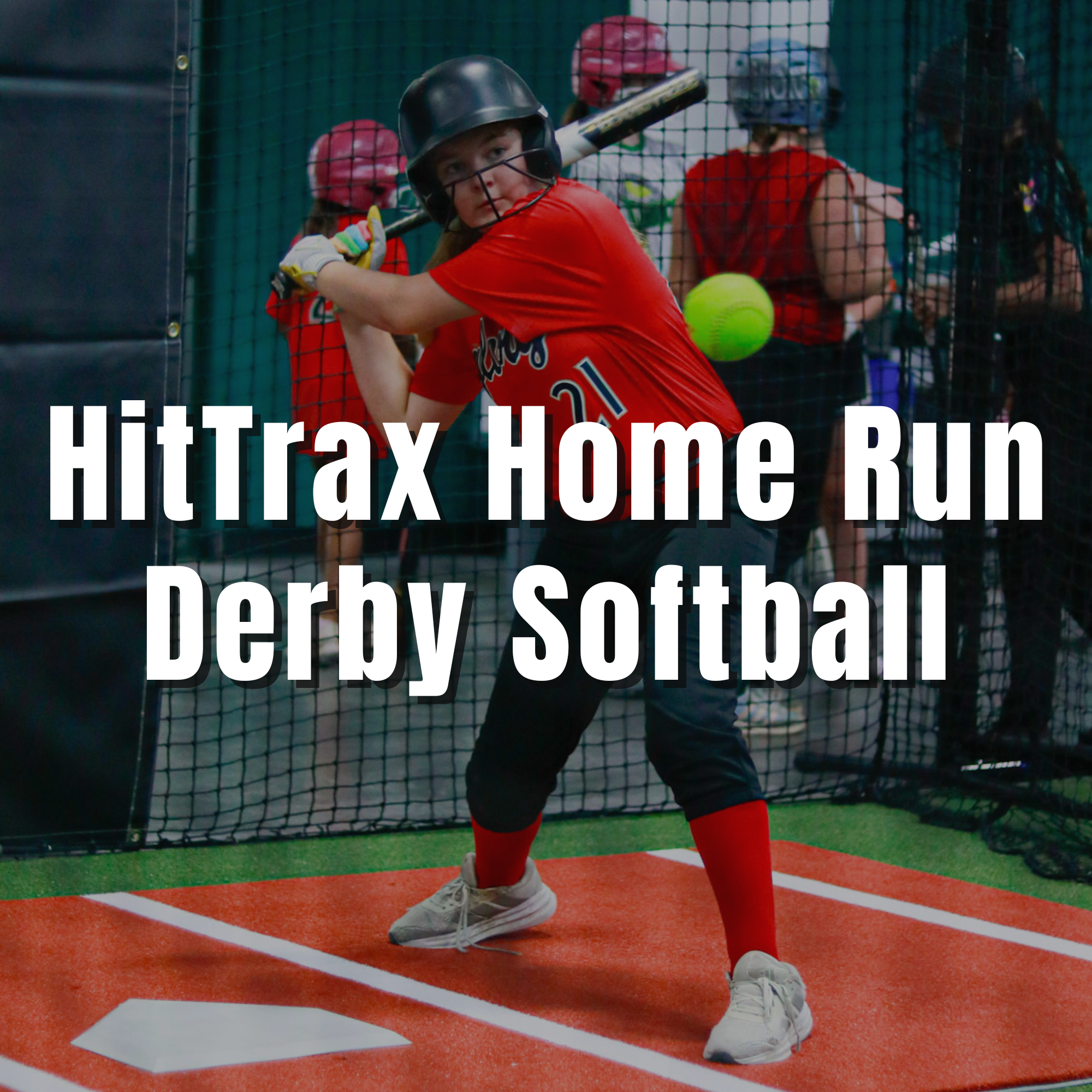 A baseball hitter follows through on a powerful swing at home plate.